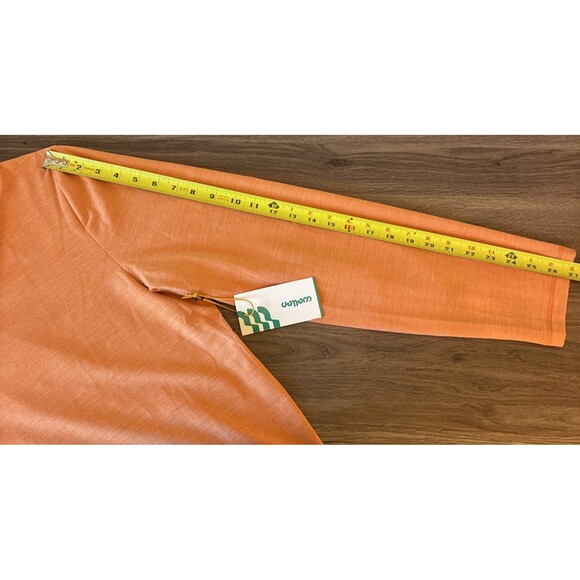 NWT Wellen Wellknit Zip Pullover, Huckberry Limited Edition, Men Sz XL, Orange - Picture 15 of 16